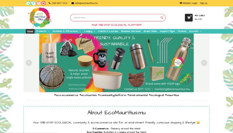 ecomauritius homepage