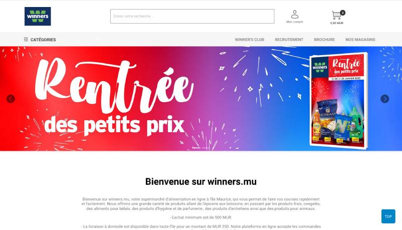 winners homepage